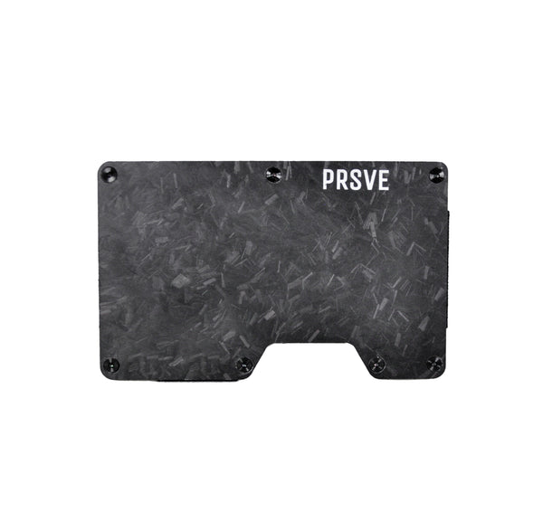 Front Shot Forge Carbon RFID-Blocking Wallet Credit Card Holder Cash Clip