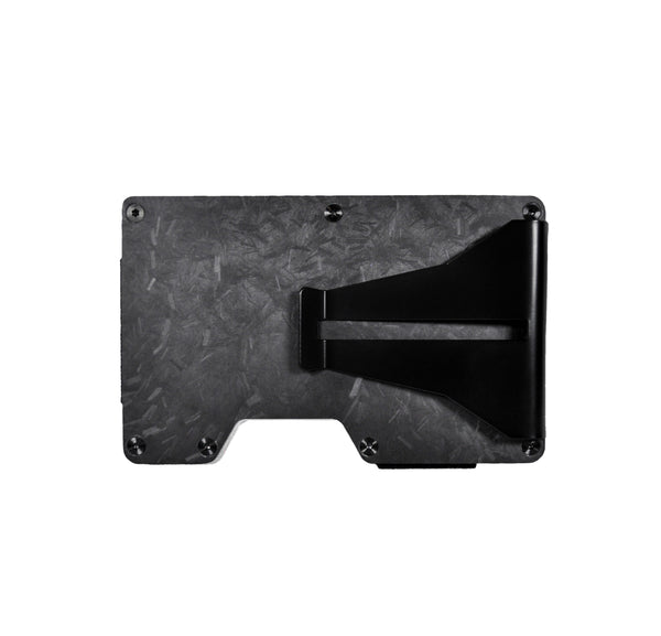 Back Shot Forge Carbon RFID-Blocking Wallet Credit Card Holder Cash Clip